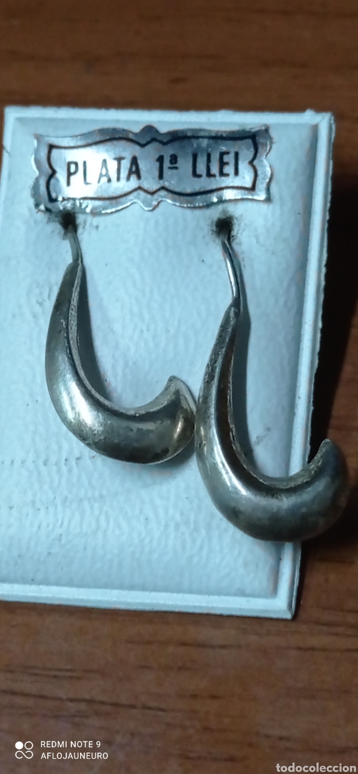 Gioielleria: Pendientes PLATA 1&ordf; LLEI - 3 cm.