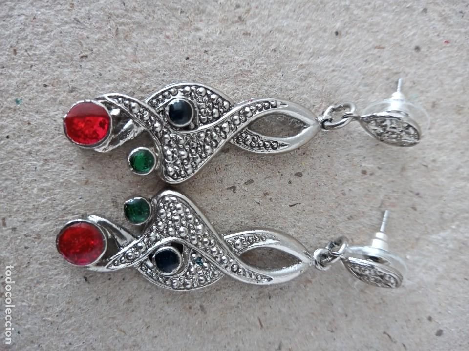 Gioielleria: BONITOS PENDIENTES DE METAL Y PIEDRAS M 2 80