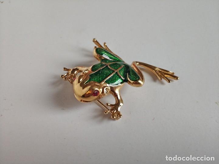 Joyeria: Bonito broche en forma de rana - Foto 2