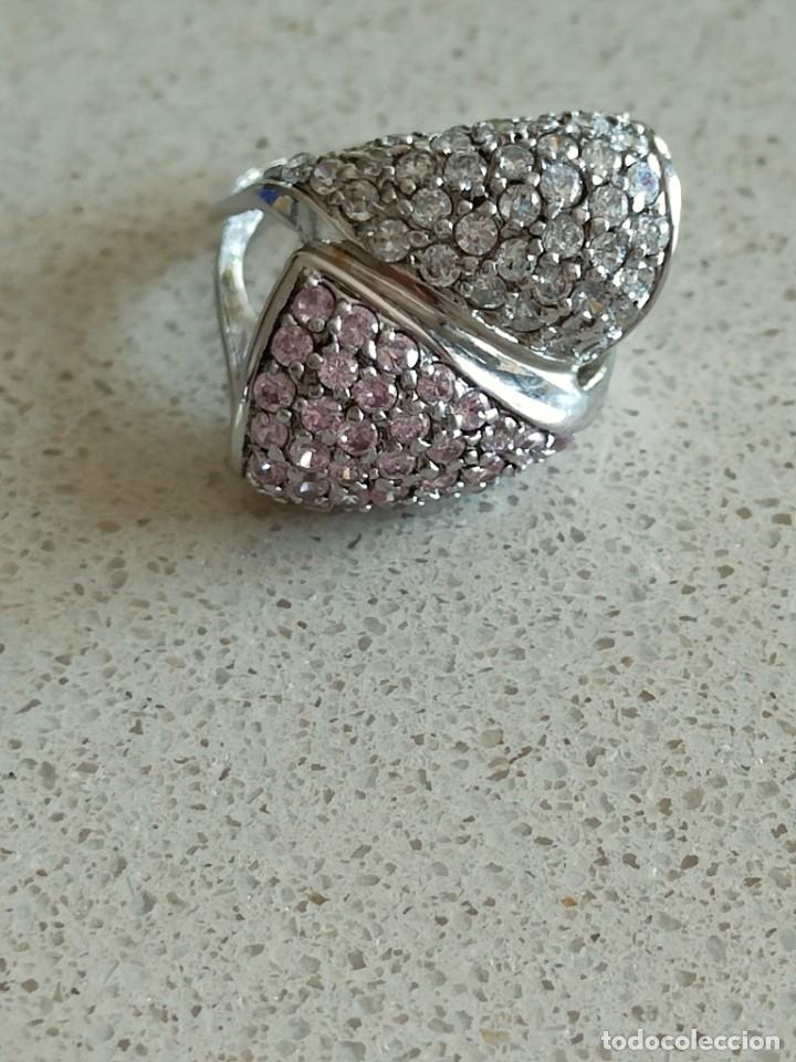 Joyeria: ANILLO PLATA 925 Y CIRCONITAS ROSAS Y BLANCAS - Foto 3
