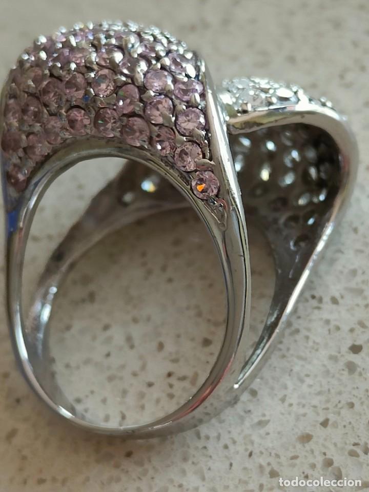 Joyeria: ANILLO PLATA 925 Y CIRCONITAS ROSAS Y BLANCAS - Foto 4