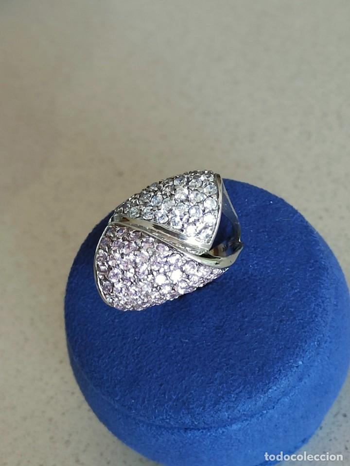 Joyeria: ANILLO PLATA 925 Y CIRCONITAS ROSAS Y BLANCAS - Foto 6