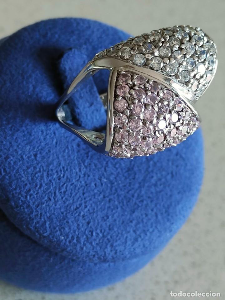 Joyeria: ANILLO PLATA 925 Y CIRCONITAS ROSAS Y BLANCAS - Foto 9