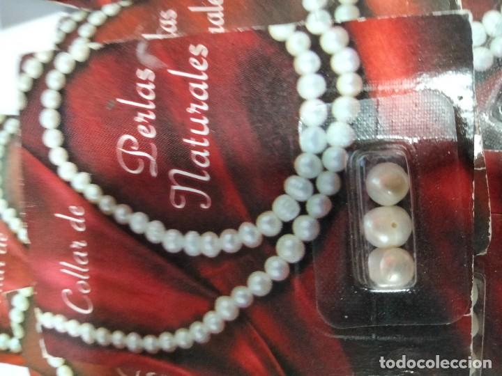 Joyeria: lote de 8 blisters con perlas naturales - Foto 2