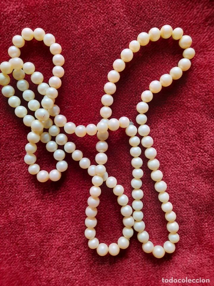 Joyeria: Collar de perlas sint&eacute;ticas grande - Foto 2