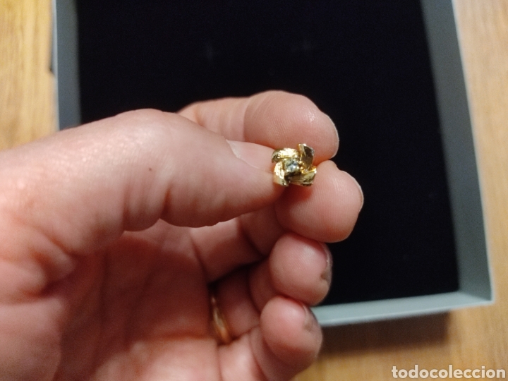Joyeria: Pendientes chapados de oro. - Foto 3