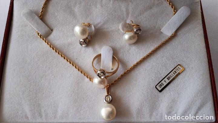 Joyeria: Conjunto de collar , pendientes y anillo. - Foto 1