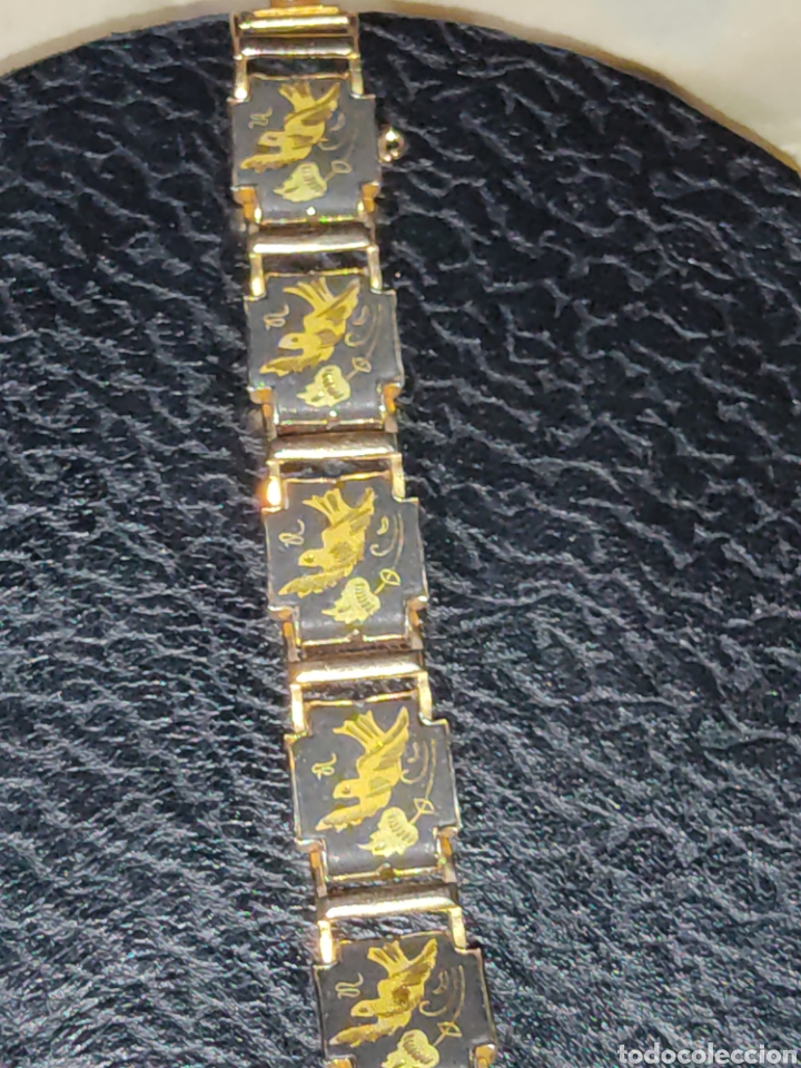 Joyeria: Pulsera damasquinada,Toledo,vintage. - Foto 3
