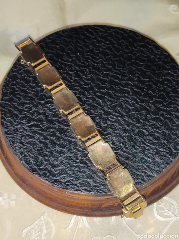 Joyeria: Pulsera damasquinada,Toledo,vintage. - Foto 4