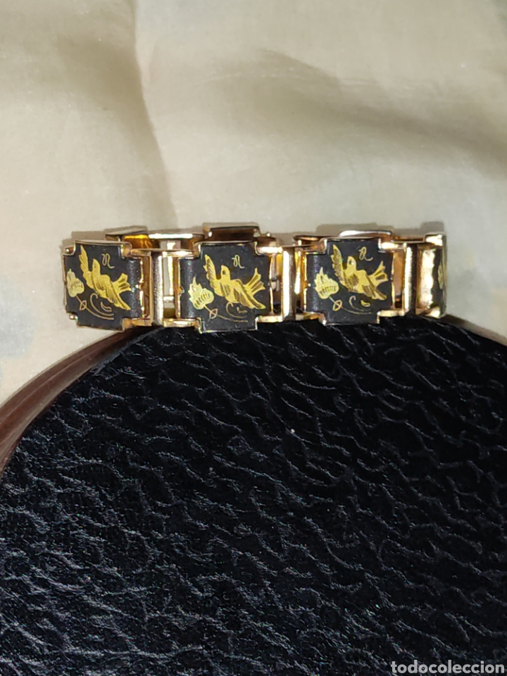 Joyeria: Pulsera damasquinada,Toledo,vintage. - Foto 6
