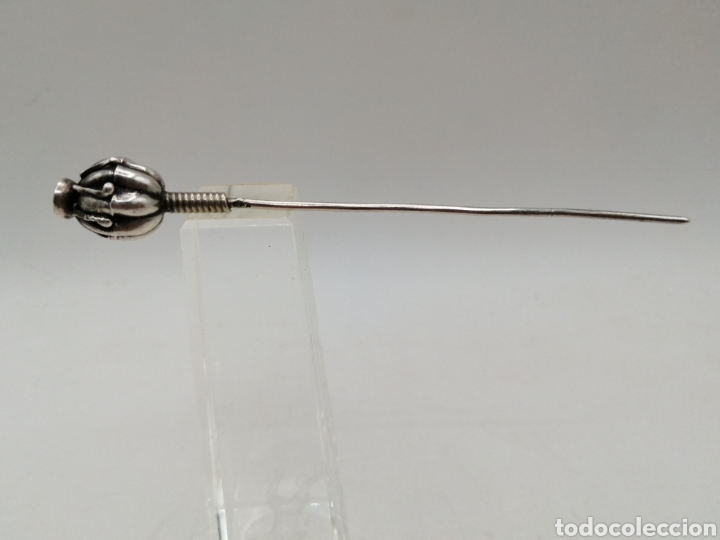 Joyeria: Antiguo alfiler plata de ley - Foto 2