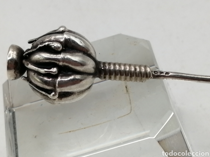 Joyeria: Antiguo alfiler plata de ley - Foto 3