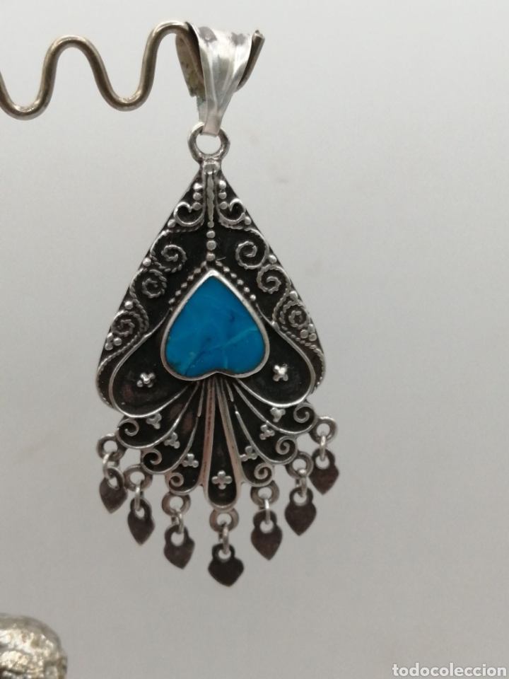 Joyeria: Colgante plata de ley y turquesa - Foto 2