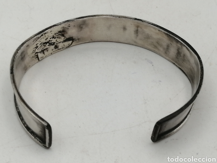 Joyeria: Pulsera brazalete plata repujada - Foto 5