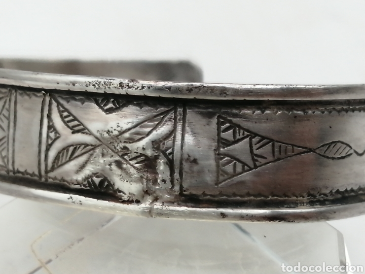 Joyeria: Pulsera brazalete plata repujada - Foto 6