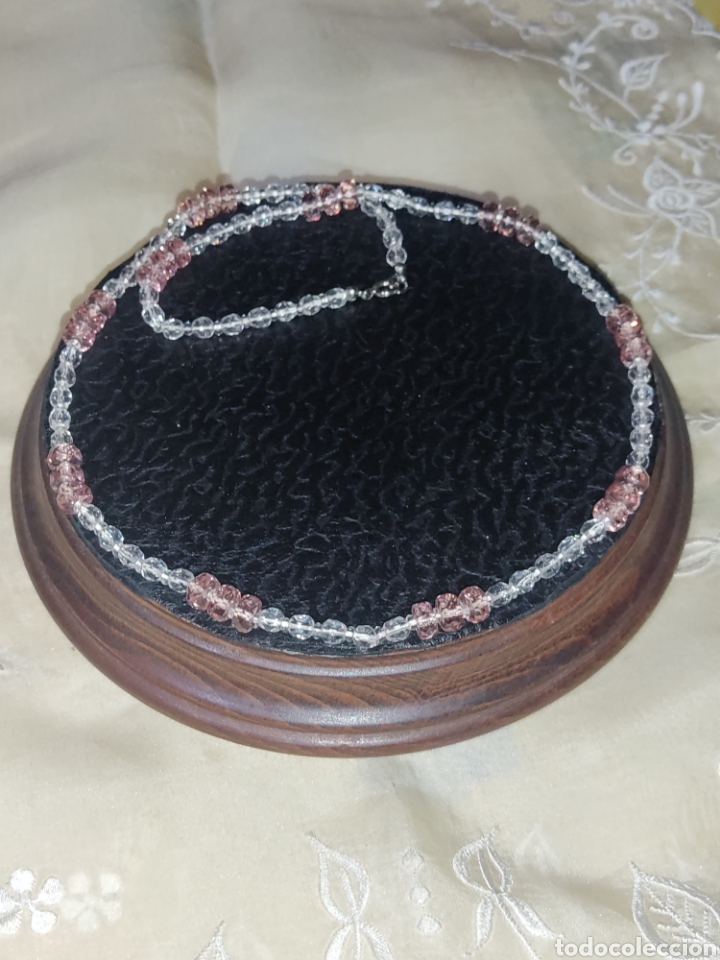 Joyeria: Collar de cristal facetado. - Foto 2