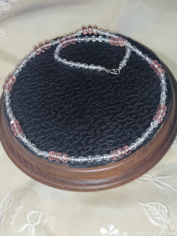 Joyeria: Collar de cristal facetado. - Foto 3