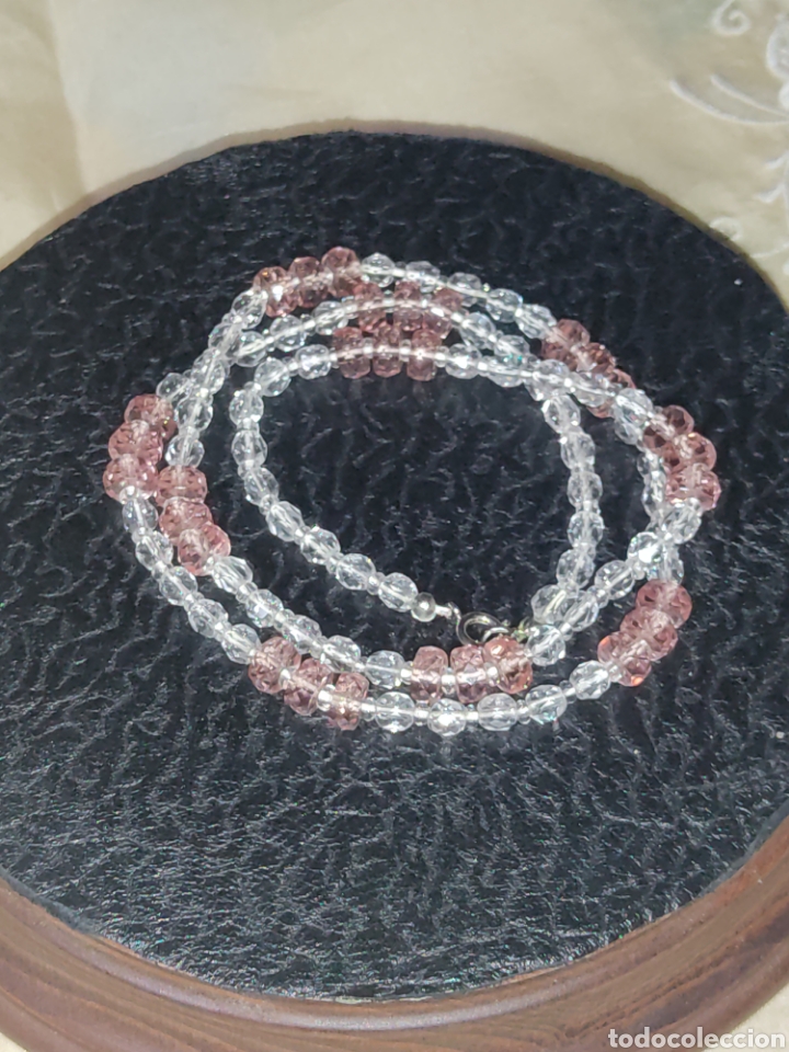 Joyeria: Collar de cristal facetado. - Foto 4