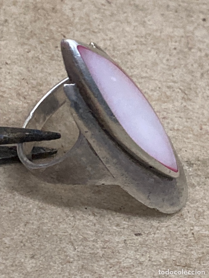 Joyeria: Anillo de plata y n&aacute;car /SORT 04 - Foto 2