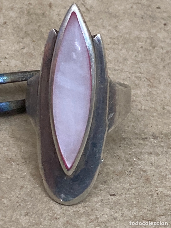 Joyeria: Anillo de plata y n&aacute;car /SORT 04 - Foto 1