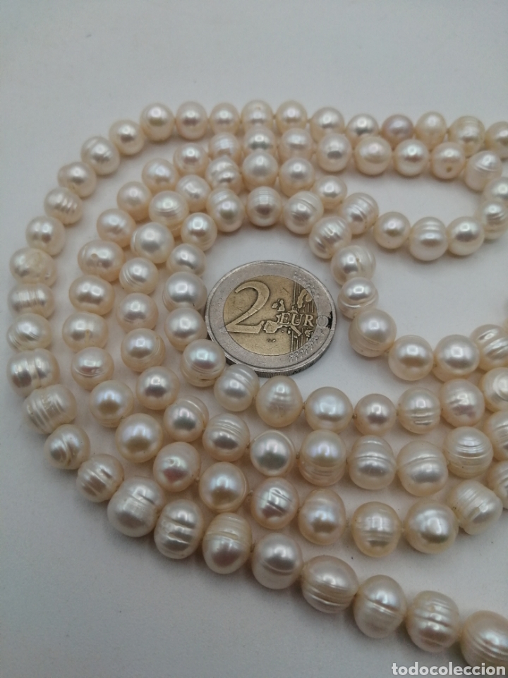 Joyeria: Collar perlas blancas barrocas agua salada - Foto 6