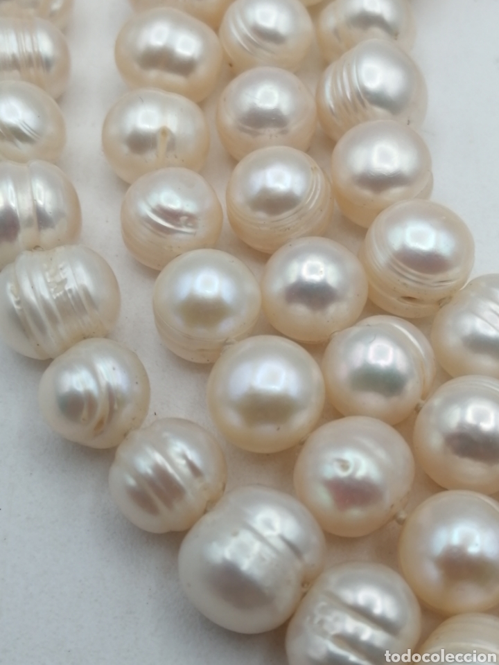 Joyeria: Collar perlas blancas barrocas agua salada - Foto 8