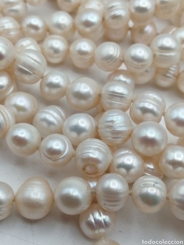 Joyeria: Collar perlas blancas barrocas agua salada - Foto 9