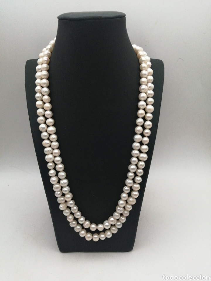 Joyeria: Collar perlas blancas barrocas agua salada - Foto 1