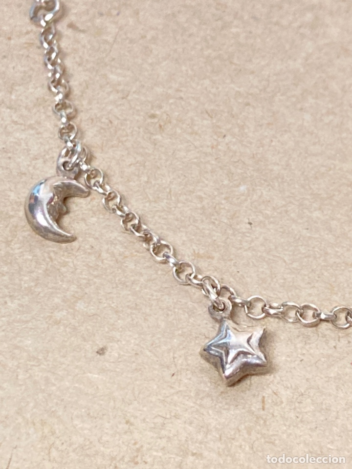 Joyeria: Pulsera de plata con detalles luna estrella y sol - Foto 2
