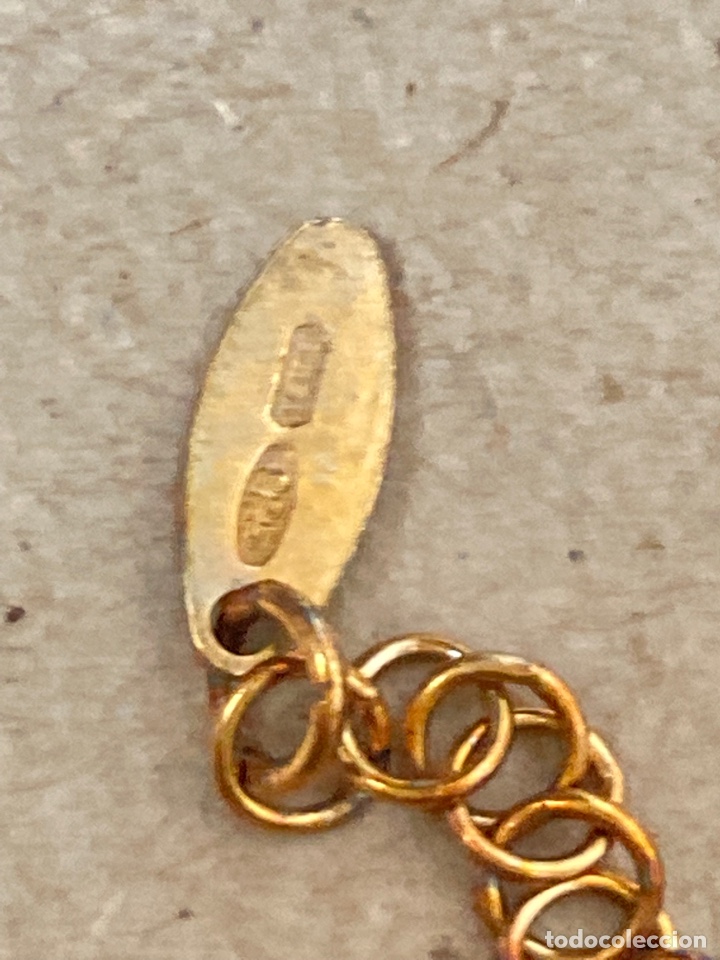 Joyeria: Pulsera de plata chapada oro detalles 3 corazones - Foto 4