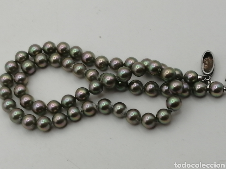 Joyeria: Collar perlas Majorica tono gris. Cierre plata - Foto 7