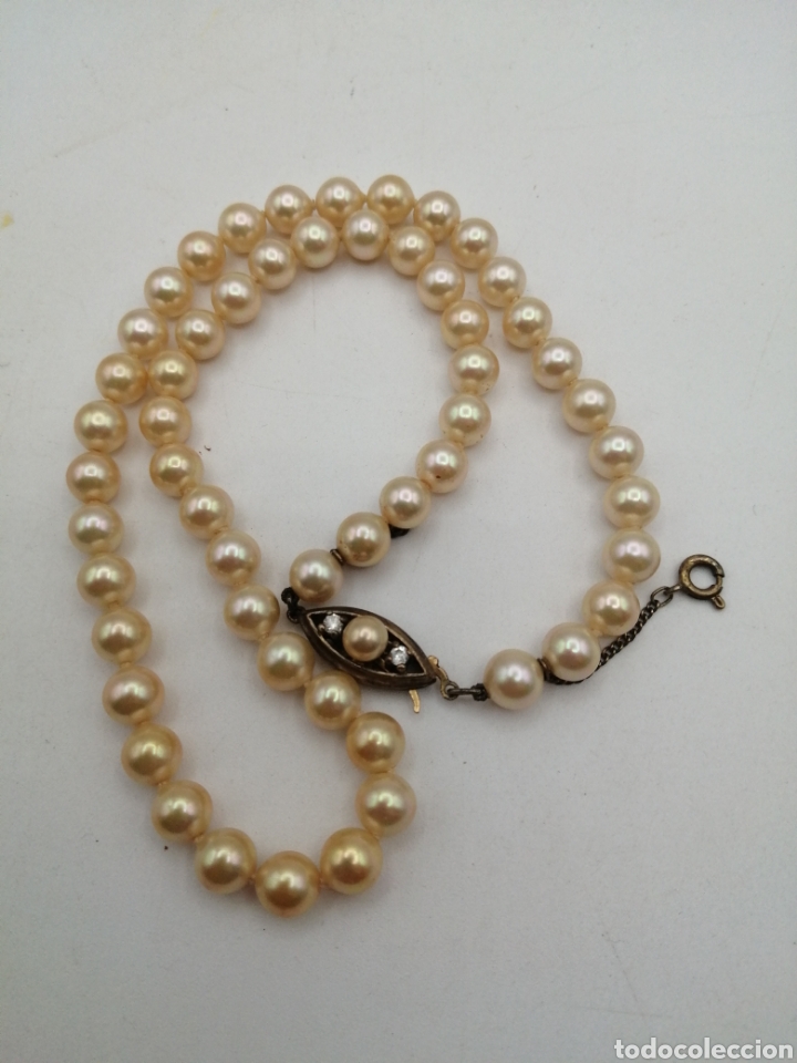 Joyeria: Collar perlas Majorica cierre plata dorada - Foto 3