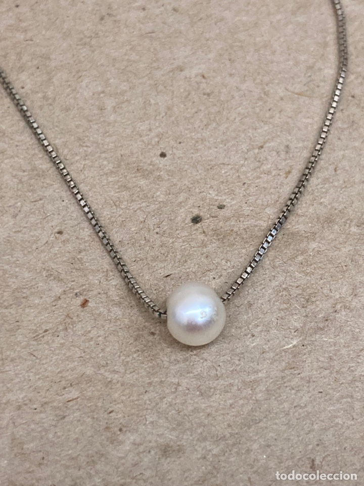 Joyeria: Cadena de plata y perlas - Foto 2