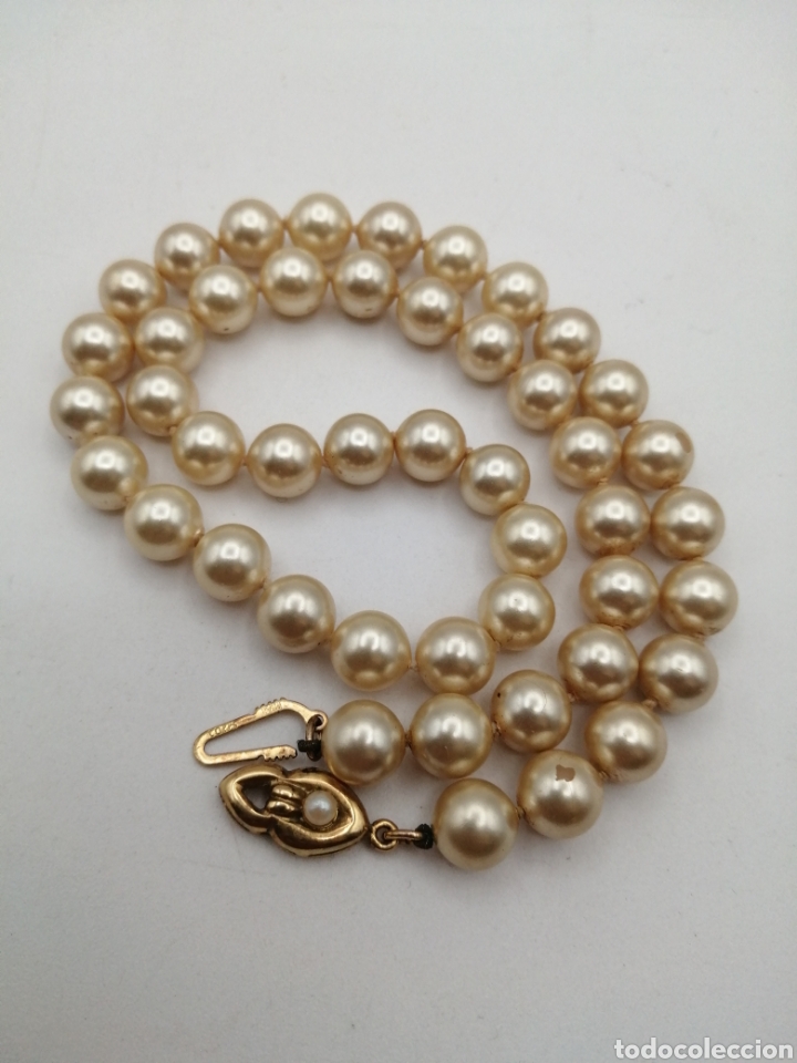 Joyeria: Collar perlas Majorica cierre plata dorada - Foto 3