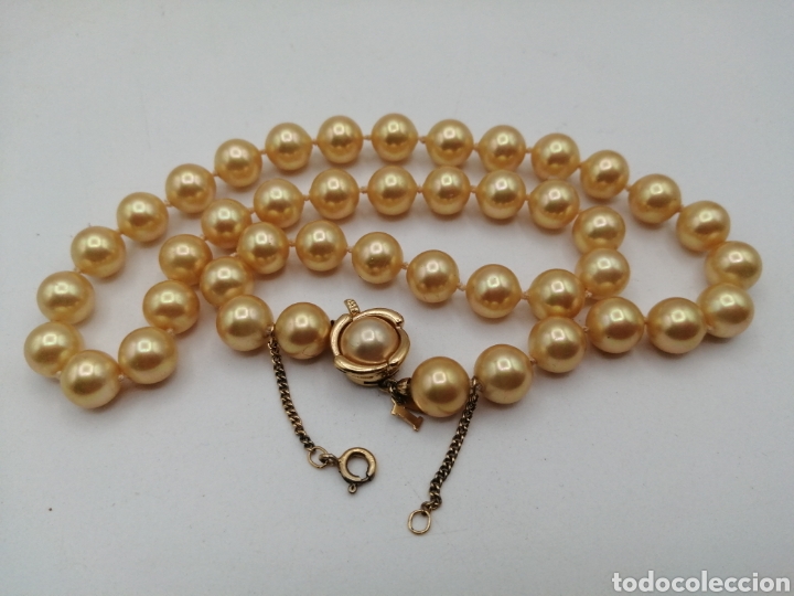 Joyeria: Collar perlas Majorica cierre plata dorada - Foto 3