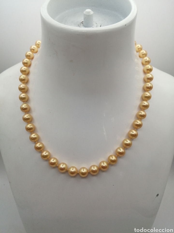 Joyeria: Collar perlas Majorica cierre plata dorada - Foto 1