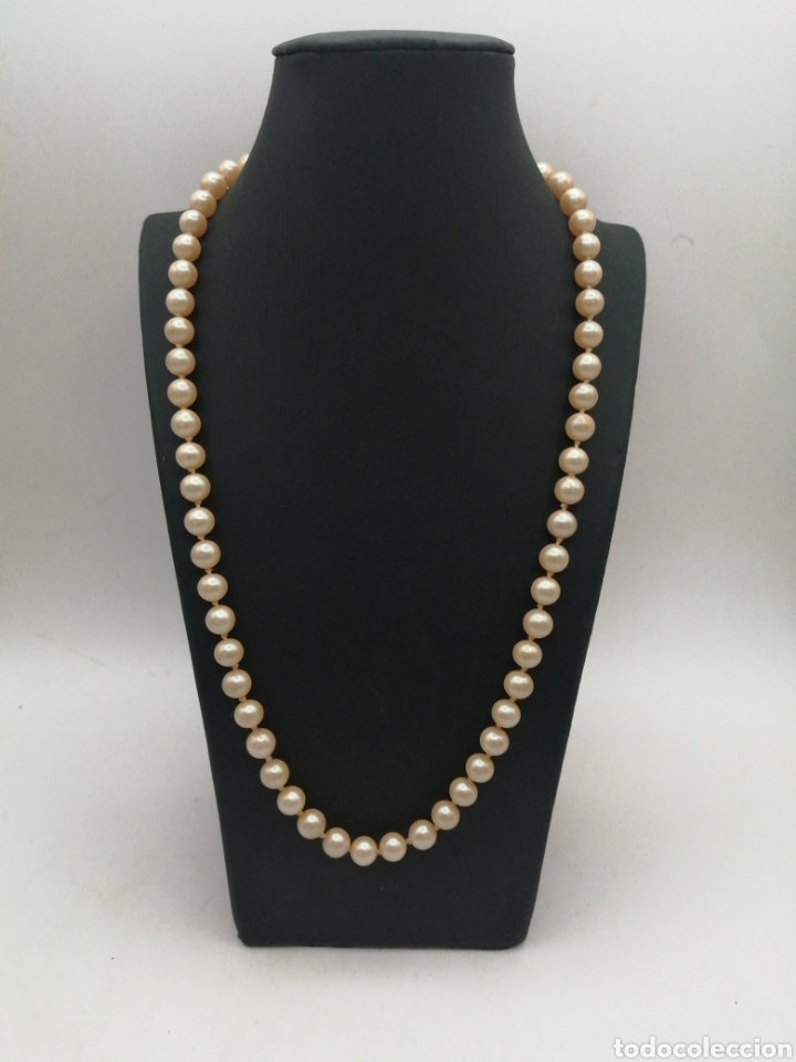 Joyeria: Collar perlas Majorica cierre plata dorada - Foto 2