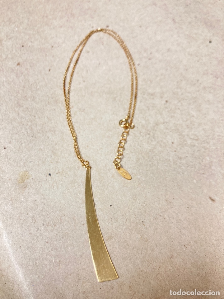 Joyeria: Gargantilla de plata chapada de oro /CC6 - Foto 2