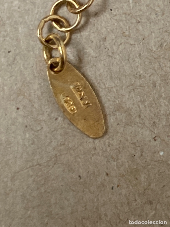 Joyeria: Gargantilla de plata chapada de oro /CC6 - Foto 3