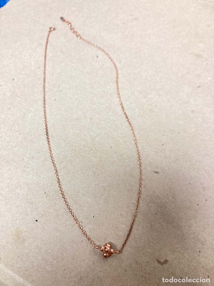 Joyeria: Gargantilla de plata chapada oro rosa /CC6 - Foto 2
