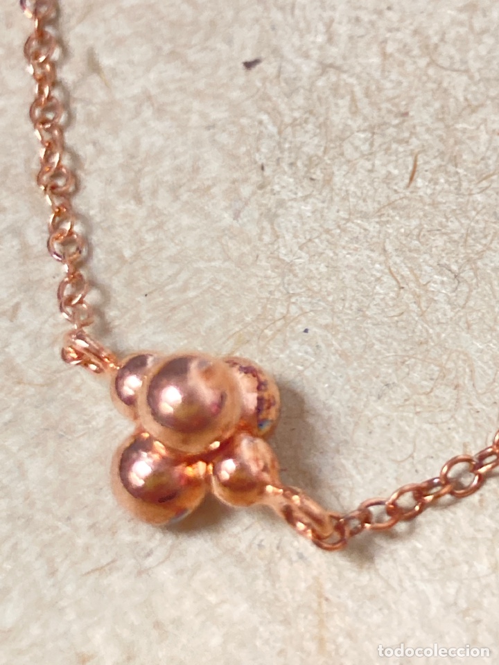 Joyeria: Gargantilla de plata chapada oro rosa /CC6 - Foto 4