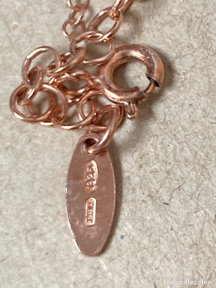 Joyeria: Gargantilla de plata chapada oro rosa /CC6 - Foto 7