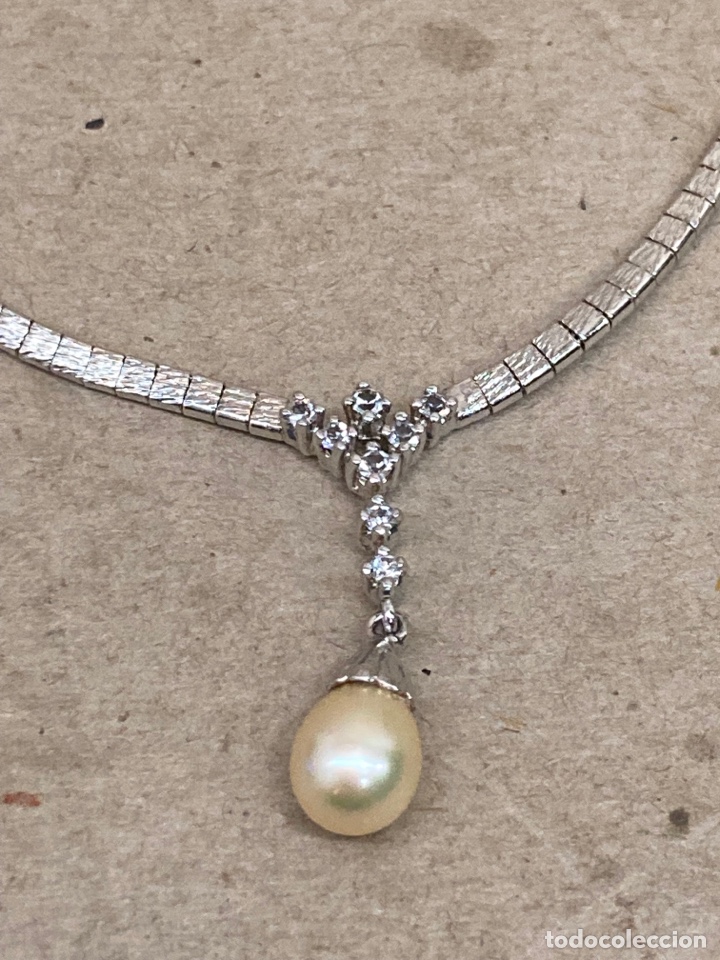 Joyeria: Gargantilla de plata y perla CC344 - Foto 1