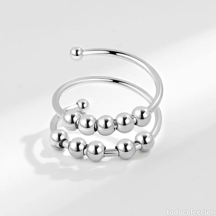 Joyeria: Anillo de Plata Bolas giratorias ENV&Iacute;O GRATIS!! - Foto 1