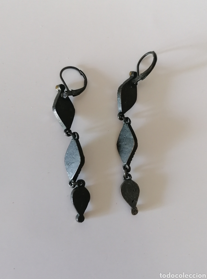 Joyeria: JUEGO DE PENDIENTES DE BISUTERIA. 6 CM. - Foto 2
