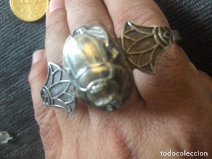 Joyeria: Pulsera plata escarabajo egipto - Foto 2