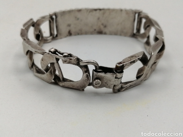 Joyeria: Antigua pulsera plata de ley - Foto 2