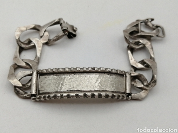 Joyeria: Antigua pulsera plata de ley - Foto 3