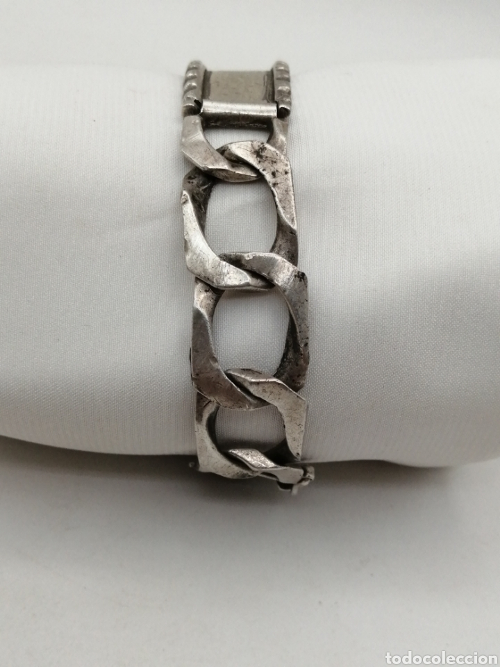 Joyeria: Antigua pulsera plata de ley - Foto 6
