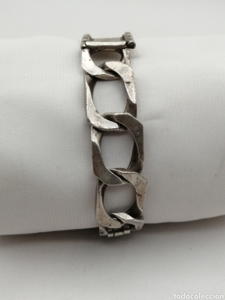 Joyeria: Antigua pulsera plata de ley - Foto 7